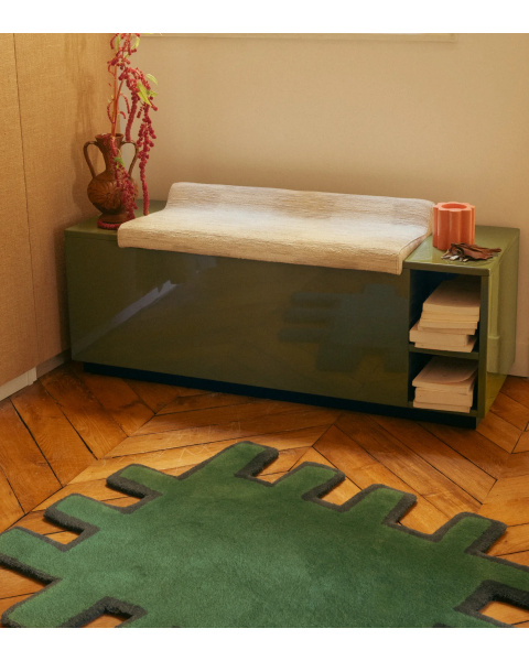Scala Green Rug - Hallway 85 x 230 cm