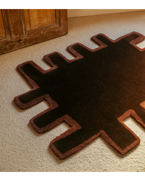 Tapis Scala marron - couloir 85 x 230 cm