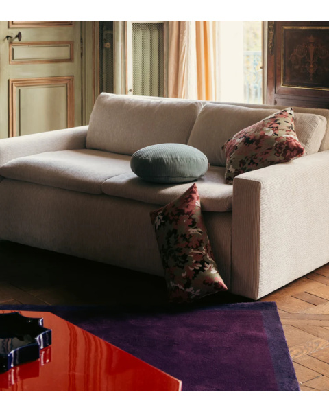 Tapis violet laine - 150x200cm