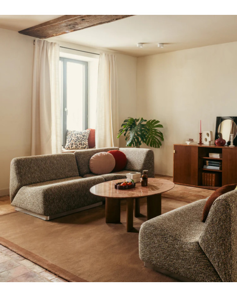 Chocolate wool rug - 150x200cm