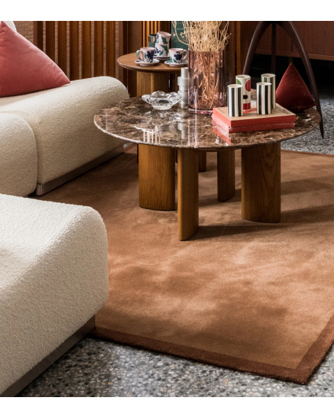 Tapis chocolat laine - 150x200cm
