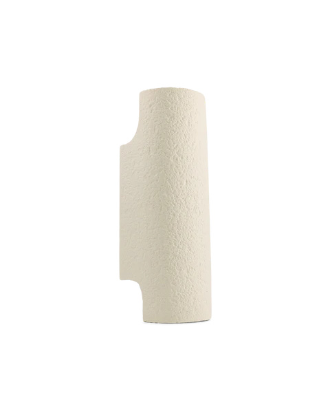 Applique terre cuite blanche