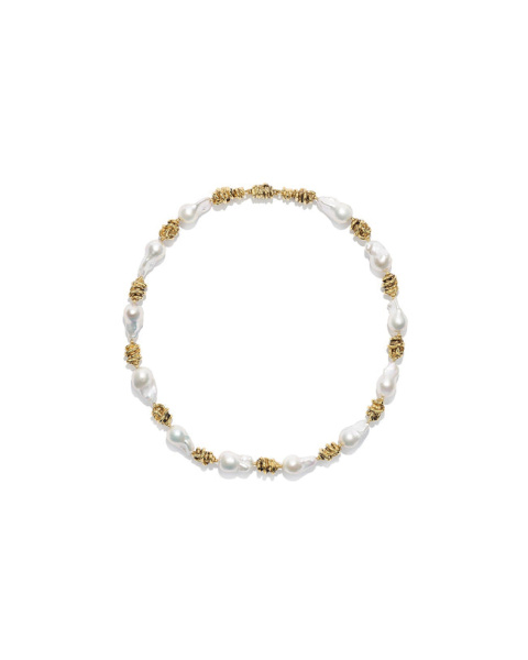 Collier perles baroques riviera Collier perles baroques riviera