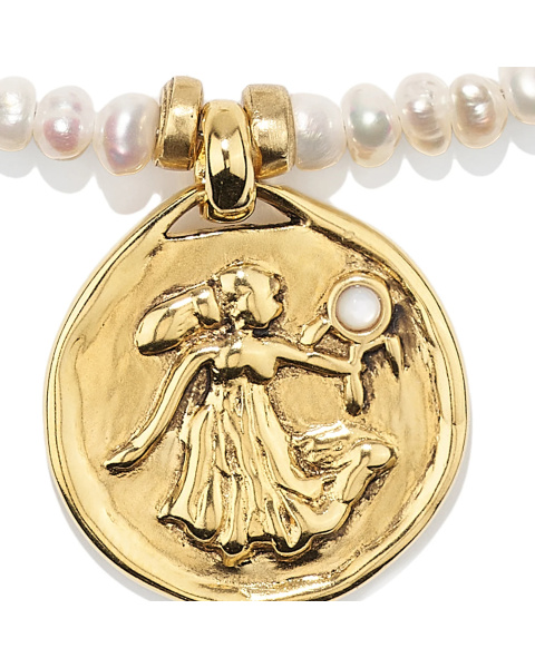 Collier astro Vierge Perles