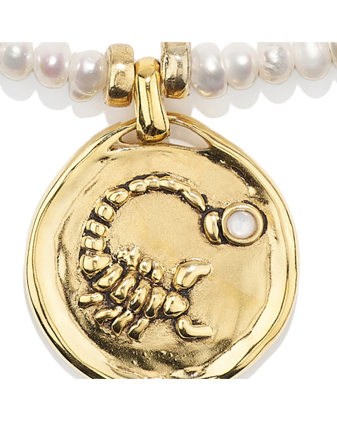 Astro Scorpion Pearl Necklace