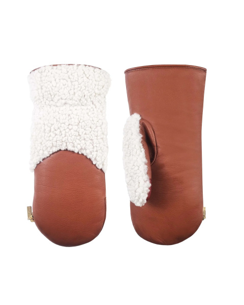 Mitaine Camel et Bouclettes