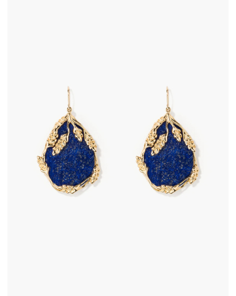 Boucles d'oreilles Françoise lapis lazuli