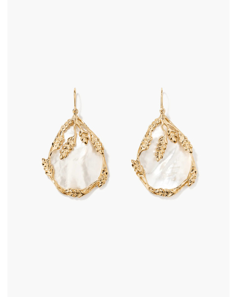 Boucles d'oreilles Françoise de nacre naturelle