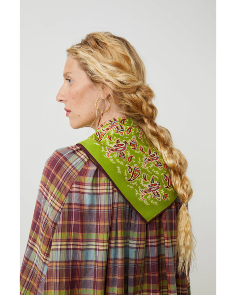 Foulard Colibri  N°763 Matcha