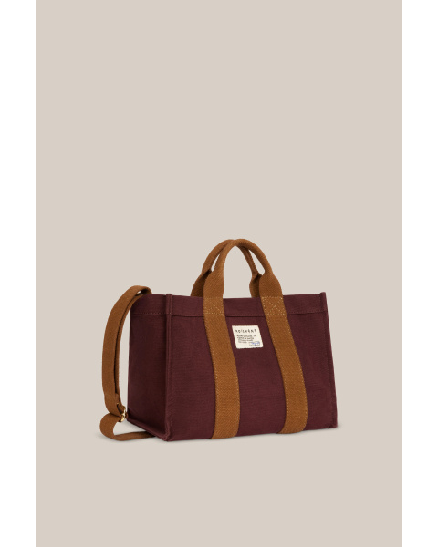 Mini Cabas N°45 Canvas Garnet