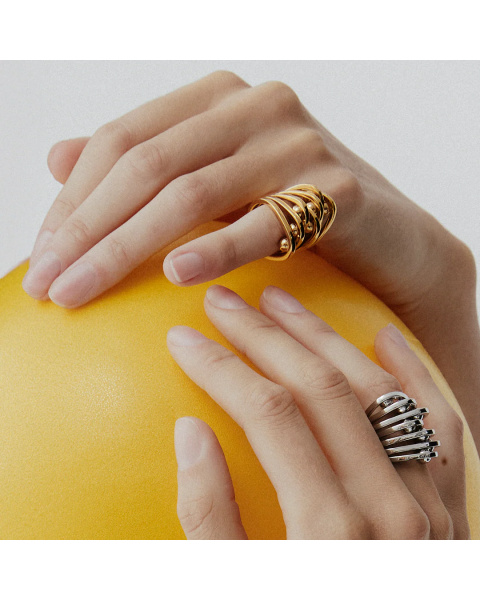 Bague Yugi 7 Rangs - Gold