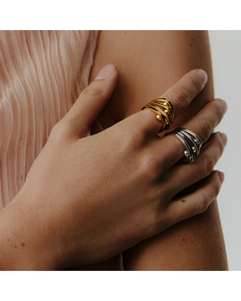 Bague Yugi 7 Rangs - Rhodier