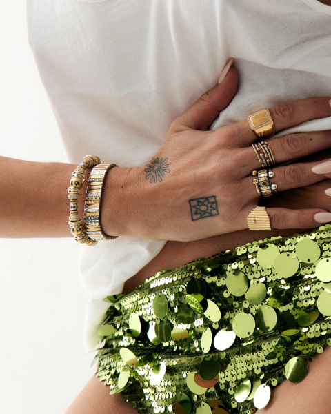 Bague Ribbed