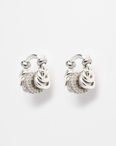 Boucles d'oreilles Chrome