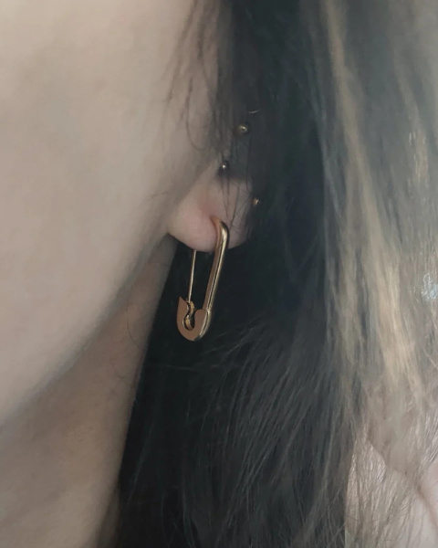 Pin Earrings Pin Earrings