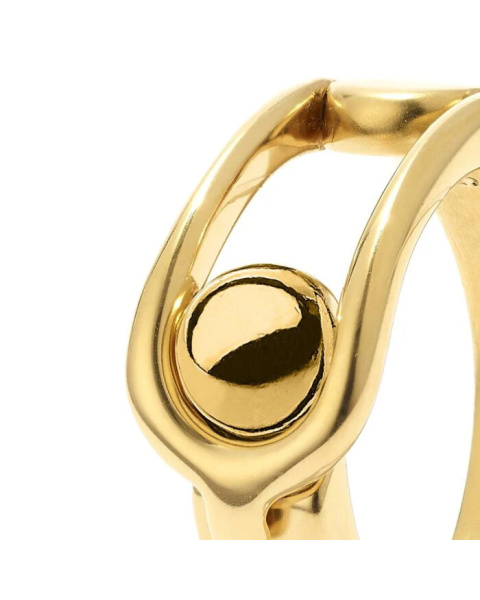 Bague Boucle Doré