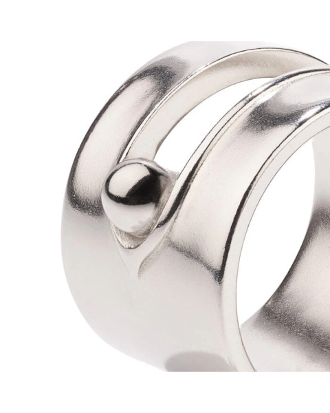 Bague Large Boucle Palladium Bague Large Boucle Palladium