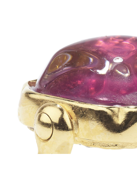 Square Cabochon Ring Grape Square Cabochon Ring Grape