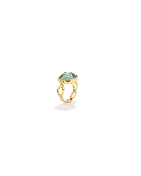 Square Cabochon Mint Ring Square Cabochon Mint Ring
