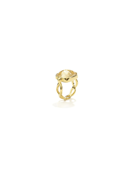 Bague Carrée Cabochon Naturel Bague Carrée Cabochon Naturel
