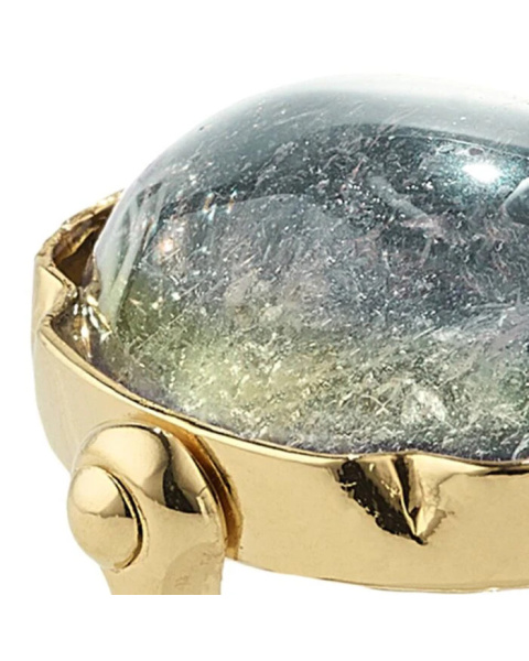 Bague Ovale Cabochon Denim