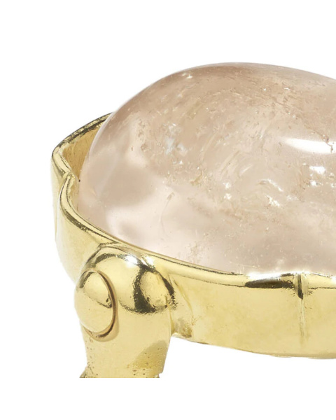 Bague Ovale Cabochon Rose Bague Ovale Cabochon Rose