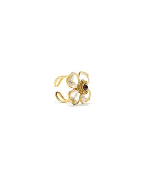 Clover White Ring Clover White Ring