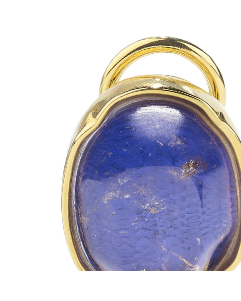 Clip Earrings Cabochon Blue Clip Earrings Cabochon Blue