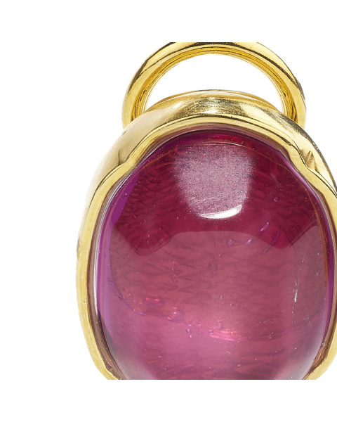 Boucles d'oreilles clip Cabochon Raisin Boucles d'oreilles clip Cabochon Raisin